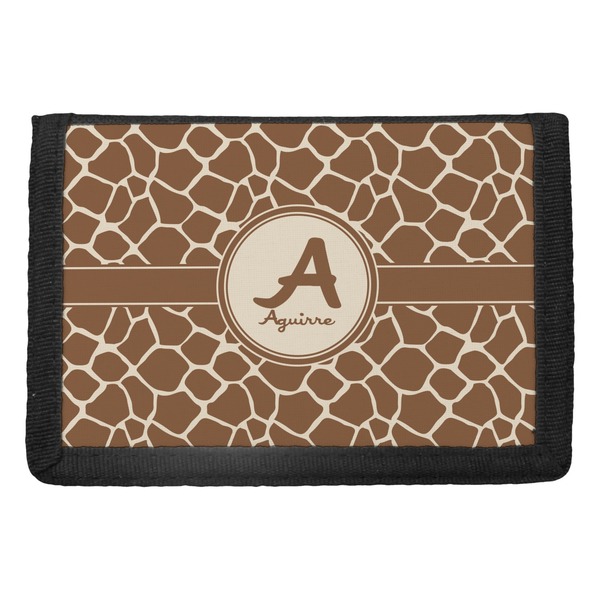 Custom Giraffe Print Trifold Wallet (Personalized)