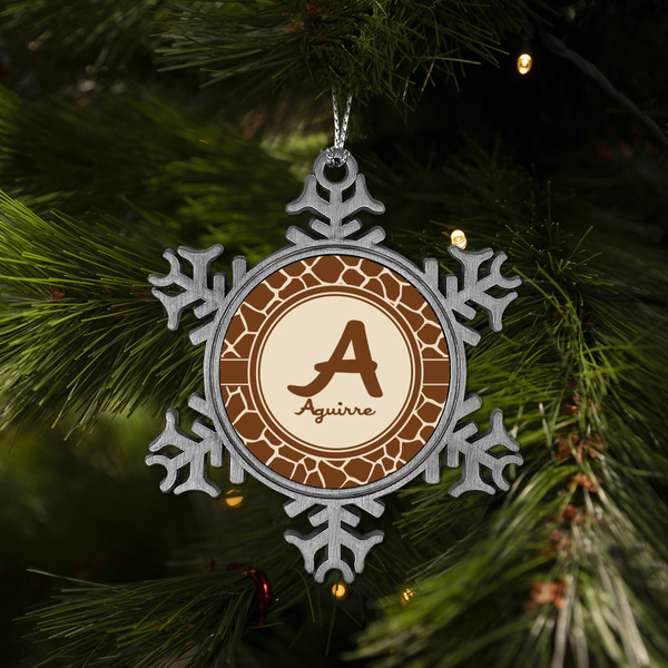 Giraffe Print Vintage Snowflake - (LIFESTYLE)