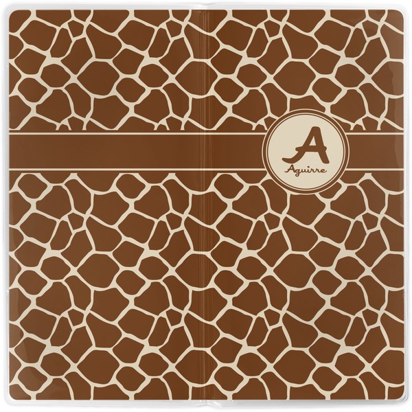 Giraffe Print Vinyl Document Wallet - Apvl
