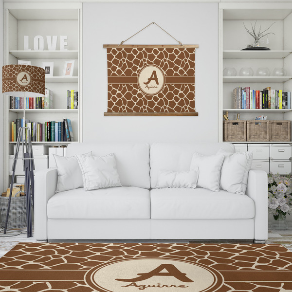 Giraffe Print Wall Hanging Tapestry - IN CONTEXT