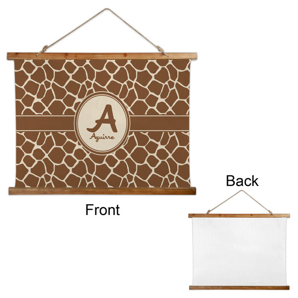 Giraffe Print Wall Hanging Tapestry - Landscape - APPROVAL