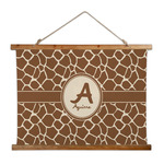 Giraffe Print Wall Hanging Tapestry - Wide (Personalized)