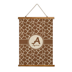 Giraffe Print Wall Hanging Tapestry - Tall (Personalized)