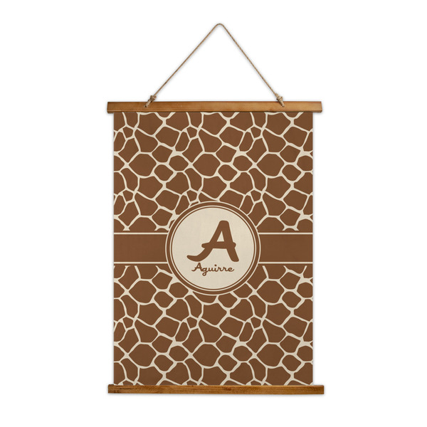 Custom Giraffe Print Wall Hanging Tapestry (Personalized)