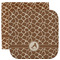 Giraffe Print Washcloth / Face Towels