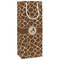 Giraffe Print Wine Gift Bags - Matte (Personalized)