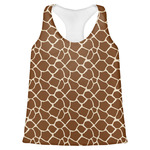 Giraffe Print Womens Racerback Tank Top - 2X Large