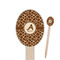 Giraffe Print Oval Wooden Food Picks (Personalized)