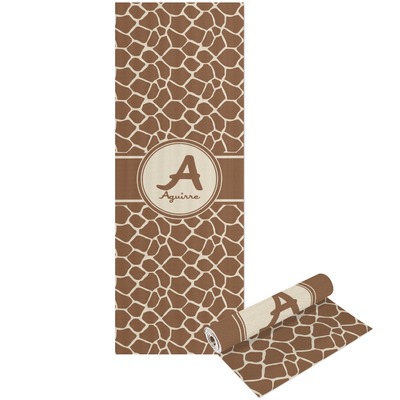 Giraffe Print Yoga Mat - Printable Front and Back (Personalized)