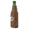 Giraffe Print Zipper Bottle Cooler - ANGLE (bottle)