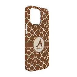 Giraffe Print iPhone Case - Plastic - iPhone 13 (Personalized)