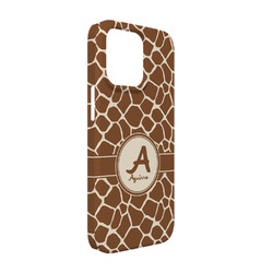 Giraffe Print iPhone Case - Plastic - iPhone 13 Pro (Personalized)