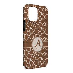 Giraffe Print iPhone Case - Rubber Lined - iPhone 13 Pro Max (Personalized)