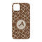 Giraffe Print iPhone 14 Case - Back