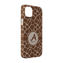 Giraffe Print iPhone Case - Plastic - iPhone 14 Pro (Personalized)