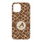 Giraffe Print iPhone 15 Case - Back
