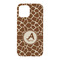 Giraffe Print iPhone 15 Pro Case - Back