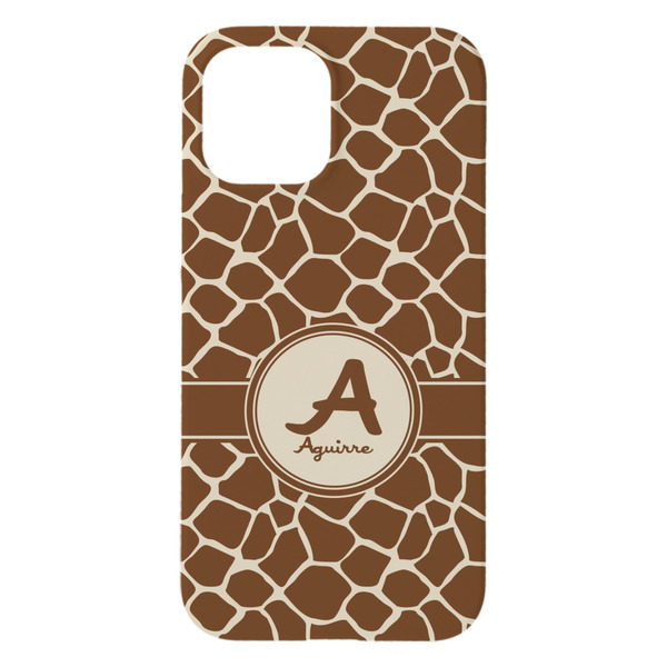 Giraffe Print iPhone 15 Pro Max Case - Back