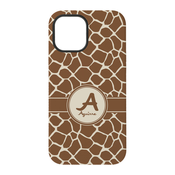 Giraffe Print iPhone 15 Tough Case - Back