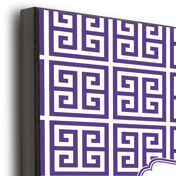 Greek Key 11x14 Wood Print - Closeup