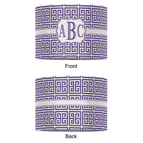 Greek Key 12" Drum Lampshade - APPROVAL (Fabric)