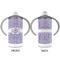 Greek Key 12 oz Stainless Steel Sippy Cups - APPROVAL