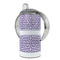 Greek Key 12 oz Stainless Steel Sippy Cups - FULL (back angle)
