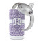 Greek Key 12 oz Stainless Steel Sippy Cups - Top Off