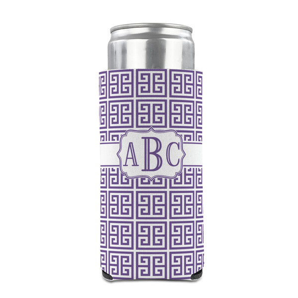 Greek Key 12oz Tall Can Sleeve - FRONT (on can)