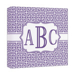 Greek Key Canvas Print - 12x12 (Personalized)