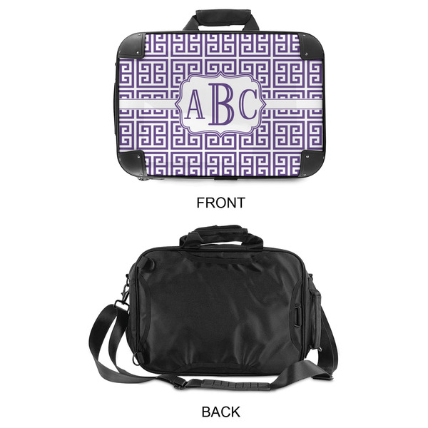 Greek Key 15" Hard Shell Briefcase - APPROVAL