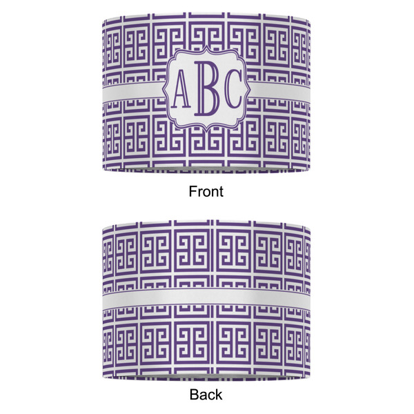 Greek Key 16" Drum Lampshade - APPROVAL (Fabric)