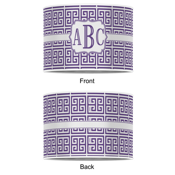 Greek Key 16" Drum Lampshade - APPROVAL (Poly Film)