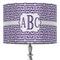 Greek Key 16" Drum Lamp Shade - Fabric (Personalized)