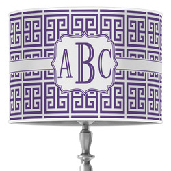 Greek Key Drum Lamp Shade (Personalized)