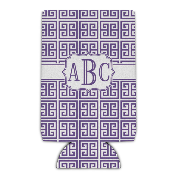 Custom Greek Key Can Cooler (16 oz) (Personalized)