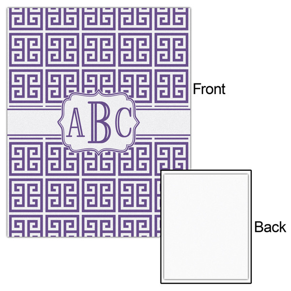 Greek Key 16x20 - Matte Poster - Front & Back