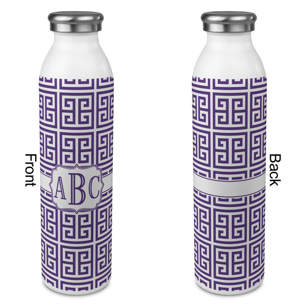 Greek Key 20oz Water Bottles - Full Print - Approval