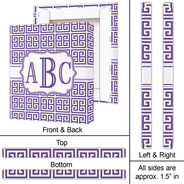 Greek Key 20x24 - Canvas Print - Approval