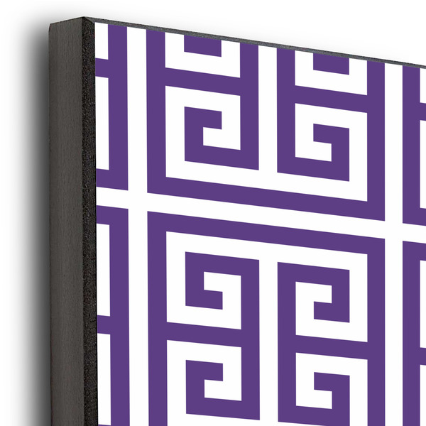 Greek Key 20x24 Wood Print - Closeup