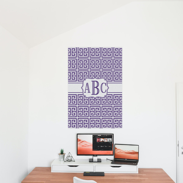 Greek Key 24x36 - Matte Poster - On the Wall