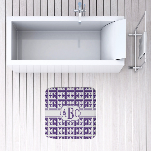 Greek Key 48x48 Foam Memory Mat - LIFESTYLE