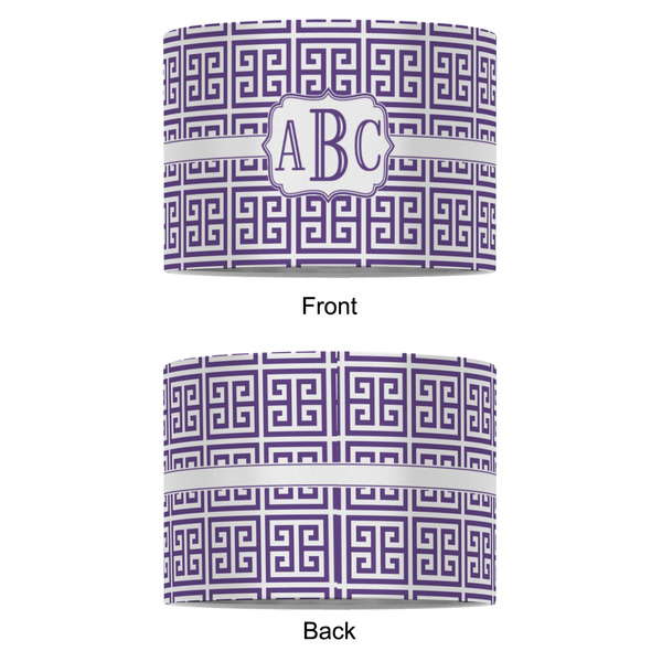 Greek Key 8" Drum Lampshade - APPROVAL (Fabric)