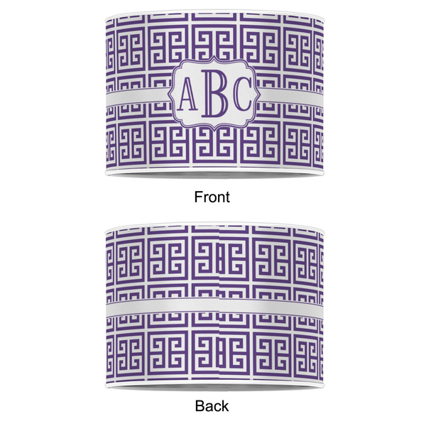 Greek Key 8" Drum Lampshade - APPROVAL (Poly Film)