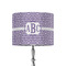 Greek Key 8" Drum Lampshade - ON STAND (Fabric)