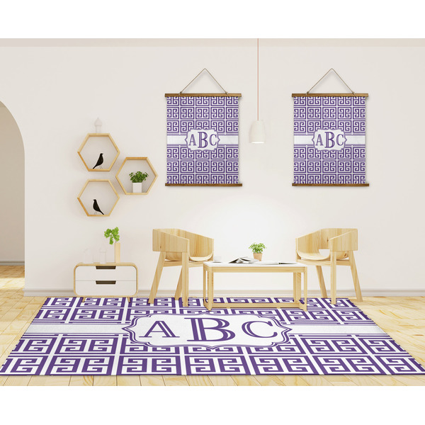 Greek Key 8'x10' Indoor Area Rugs - IN CONTEXT