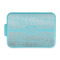 Greek Key Aluminum Baking Pan with Teal Lid (Personalized)