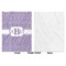 Greek Key Baby Blanket (Single Side - Printed Front, White Back)