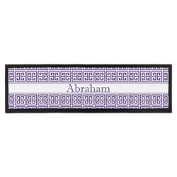Greek Key Bar Mat (Personalized)