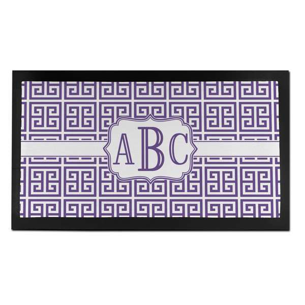 Greek Key Bar Mat - Small - FRONT